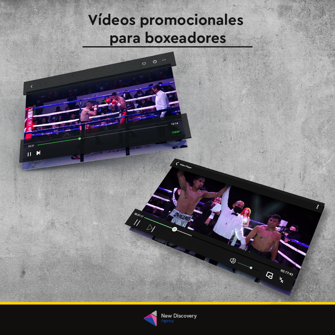 Videos promocionales de boxeadores de Union Promotions