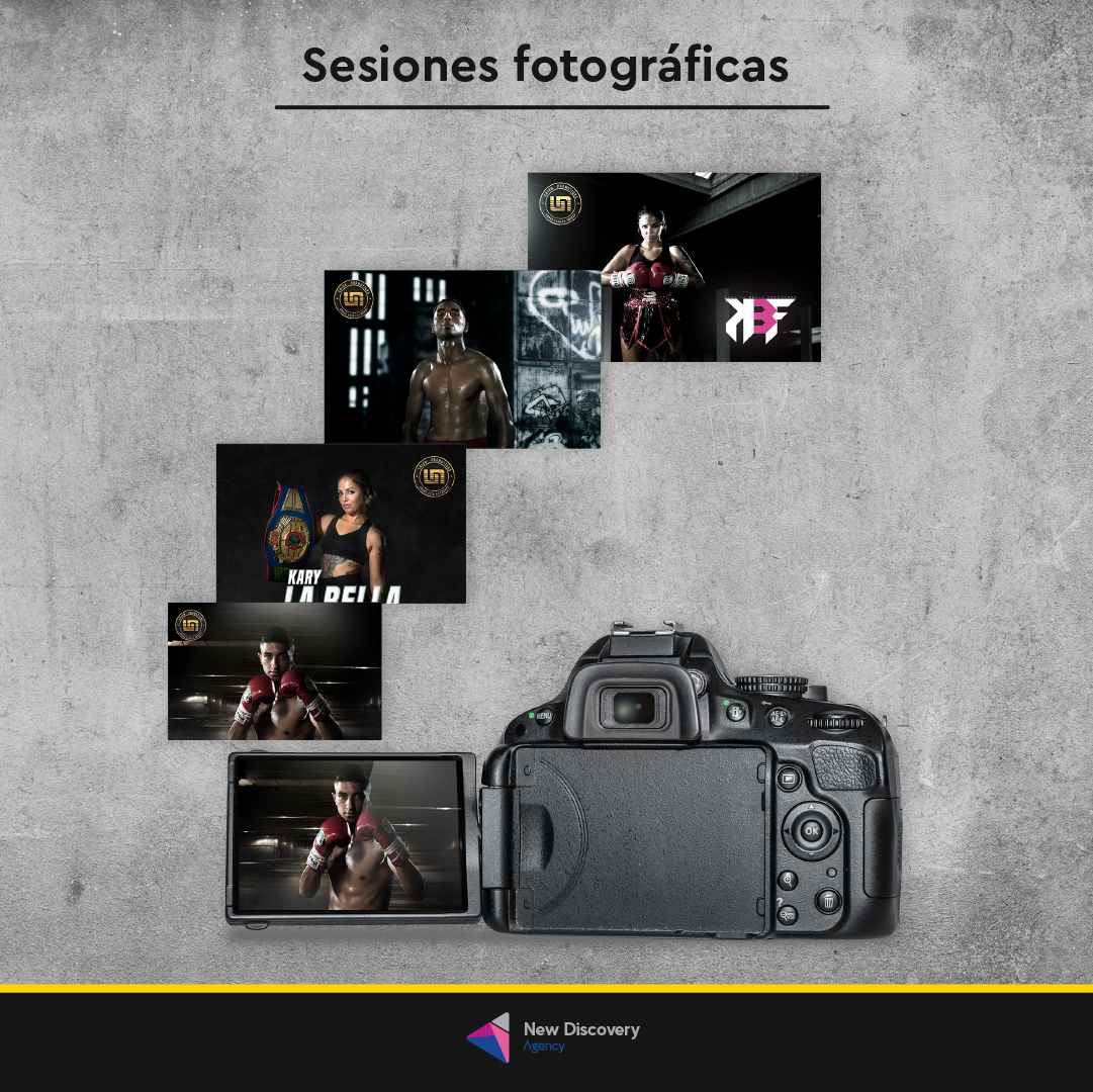 Sesiones de fotografía de peleadores de Union Promotions