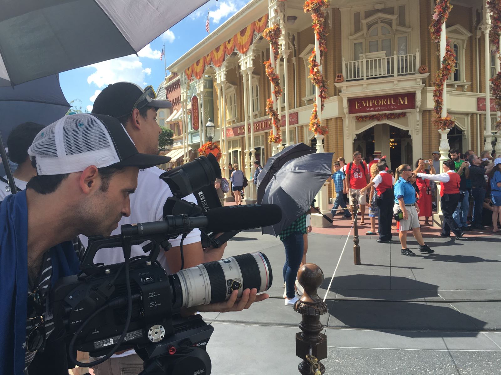 Set de producción de Disney World detrás de cámaras